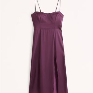 Abercrombie & Fitch Plum Midi Dress
